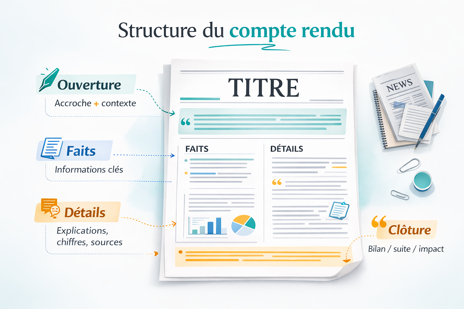 Structure du compte rendu